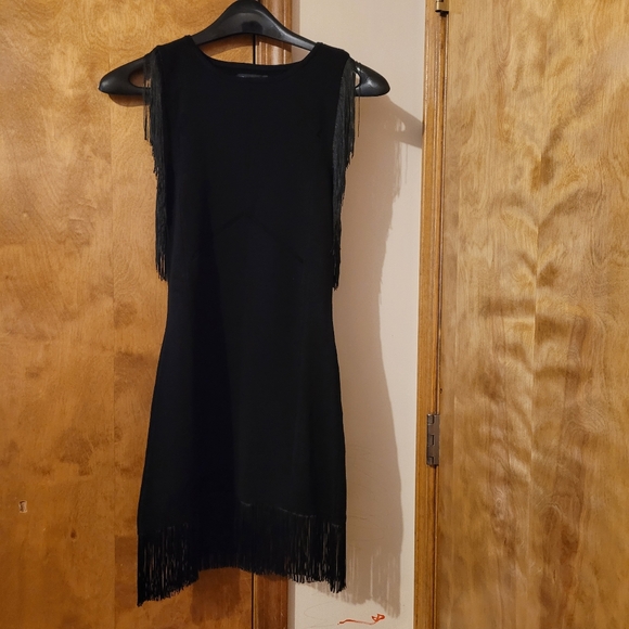 ASOS DESIGN mini dress with fringe detail Size US10 UK14 - Picture 9 of 13